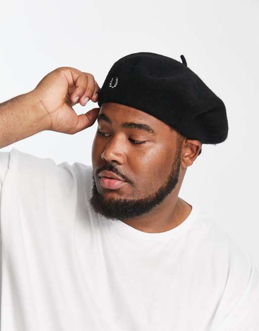 Fred Perry beret in black