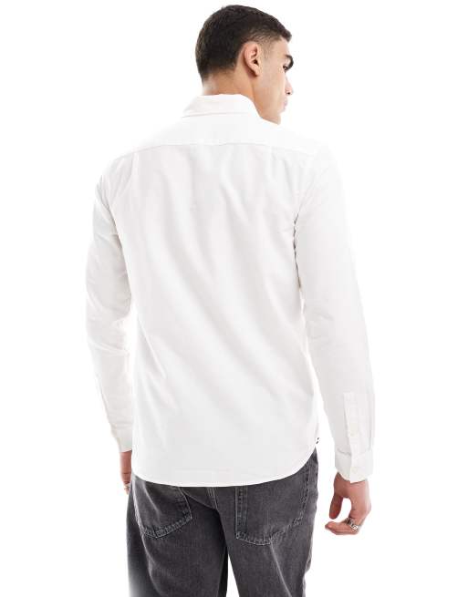 Fred Perry – Biała koszula oxford, 2 z 4