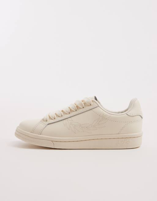 Fred Perry – Białe skórzane buty sportowe, 2 z 5