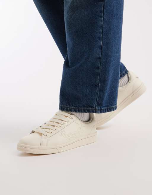 Fred Perry – Białe skórzane buty sportowe, 5 z 5