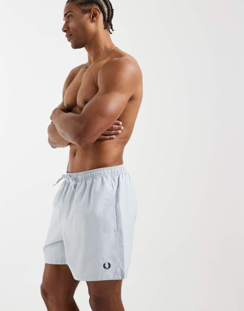 Fred Perry – Bladoniebieskie szorty kąpielowe - view 1