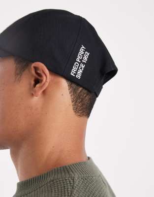 Fred Perry Bold Logo Cap In Black