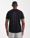 [Fred Perry] Fred Perry bold logo t-shirt in black S BLACK