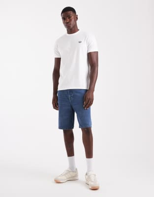 Fred Perry Bold Logo T-shirt In White