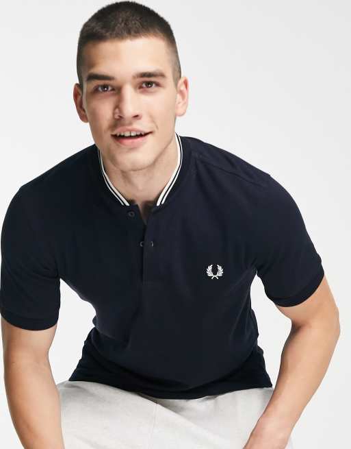 Fred perry bomber collar t clearance shirt