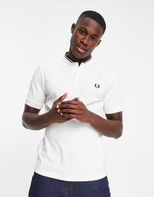 fred perry bomber collar polo shirt