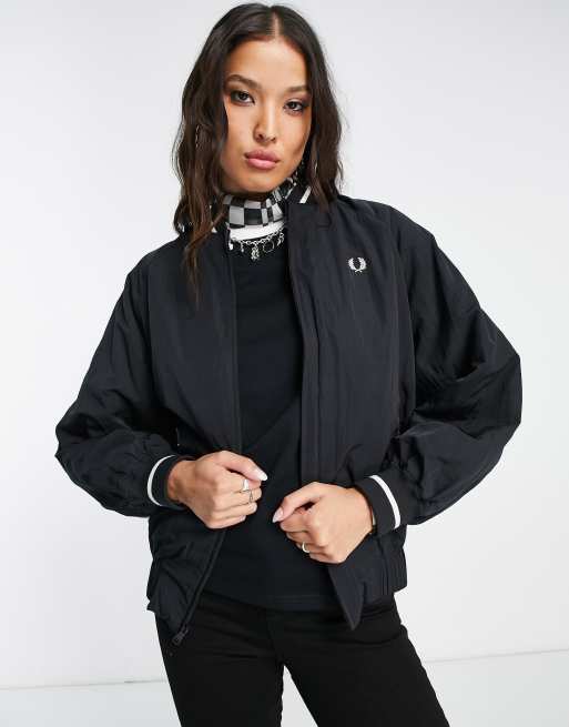 Fred Perry - Bomber rembourré - Noir | ASOS