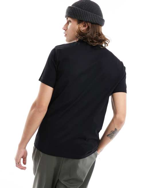 Tシャツ・カットソー FRED PERRY SS22 T-SHIRT WITH LOGO (FP-SM3103-42_102) Fred Perry t-shirt in black with vertical logo back print | ASOS