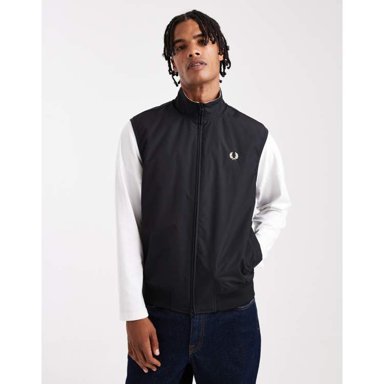 Fred Perry brentham gilet in black | ASOS