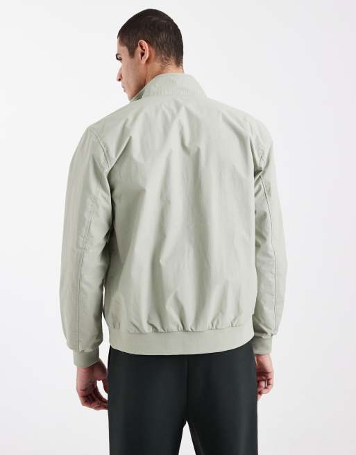 Fred Perry – Brentham – Jacke in Blassgrün mit Logo, 3 von 5