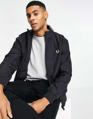 Fred Perry Brentham jacket in black - ASOS Price Checker