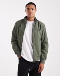 [Fred Perry] Fred Perry Brentham jacket in khaki-Green S KHAKI