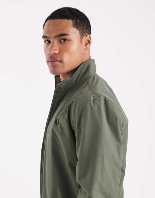 Fred Perry brentham jacket in khaki, 4 of 5