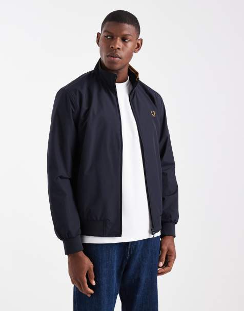 Fred Perry brentham jacket in navy - view 1