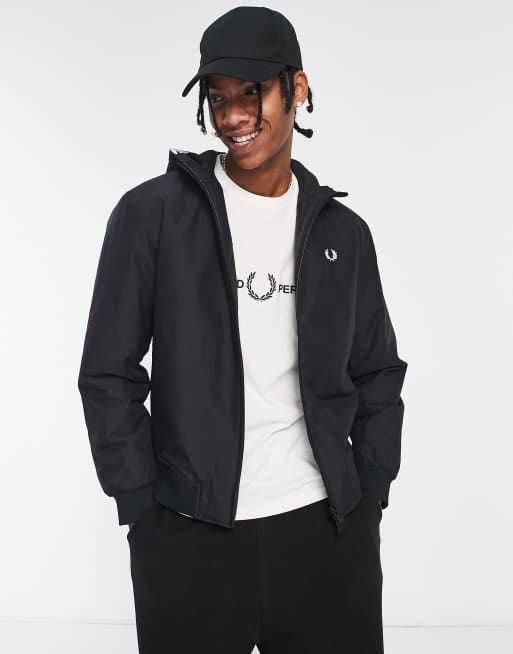 Fred Perry - Brentham - Polstret sort frakke