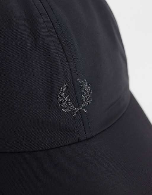 Fred Perry Brentham reflective piped logo cap in black, 2 of 3