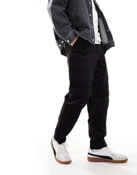 Fred Perry - Broek van corduroy in zwart - view 1