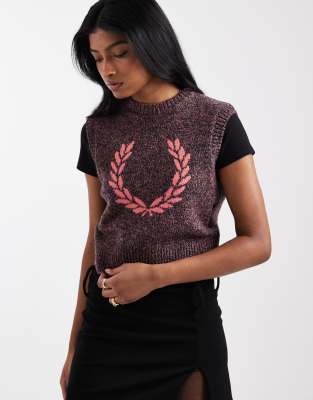Fred Perry - Bunter, melierter Pullover