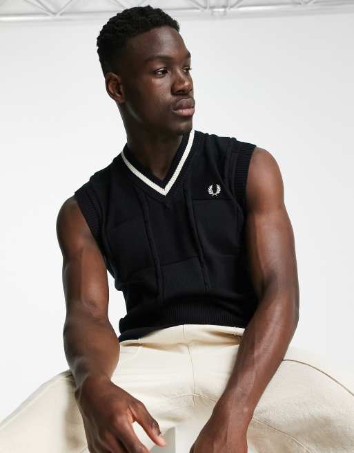 Fred perry 2025 sleeveless jumper