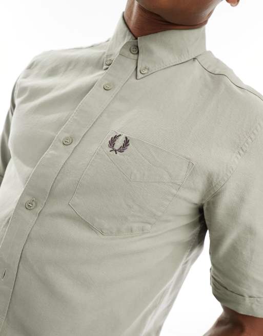 Camicie maniche corte fred perry best sale