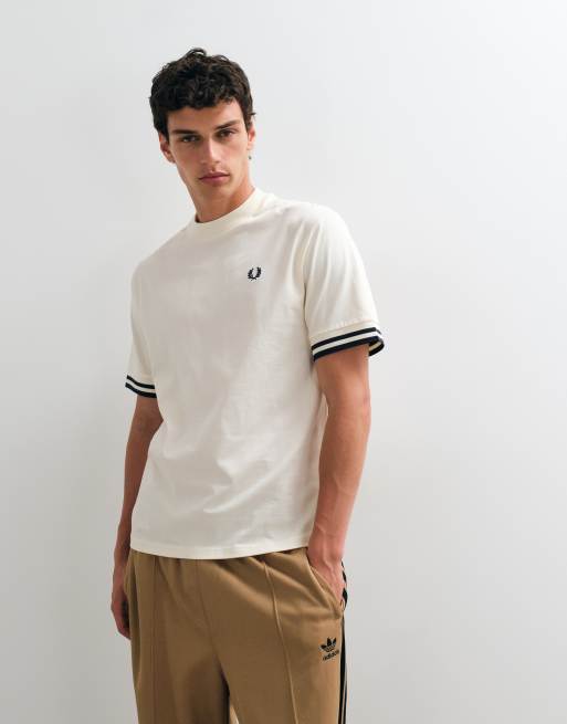 Fred Perry - camiseta con ribetes marcados en crudo, 5 de 5