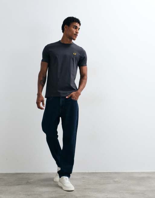 Fred Perry - camiseta ringer en gris oscuro, 2 de 5