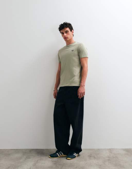 Fred Perry - camiseta ringer en verde pálido, 2 de 5