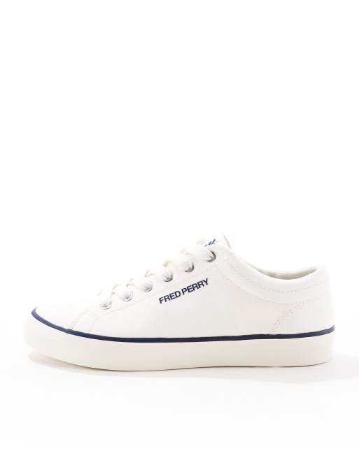 Fred Perry canvas trainer in white, 2 of 5