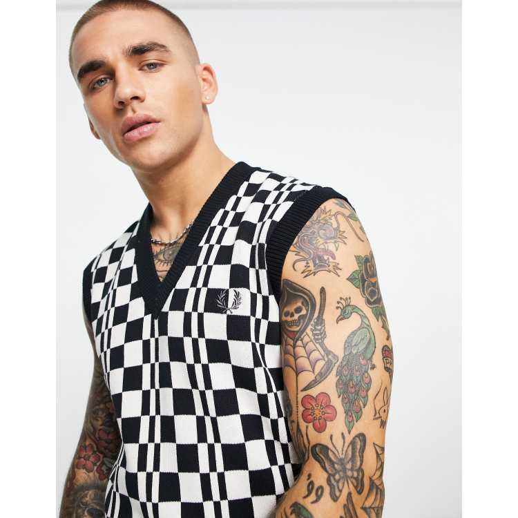 Fred perry hotsell sleeveless jumper