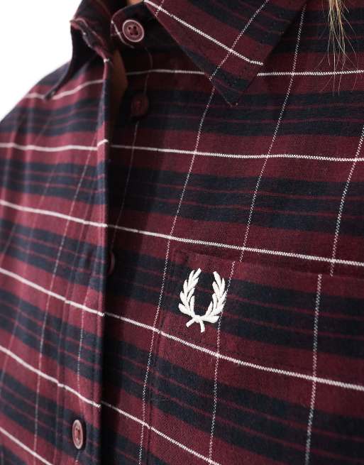 Chemises décontractées et hauts coton Fred Perry pour homme