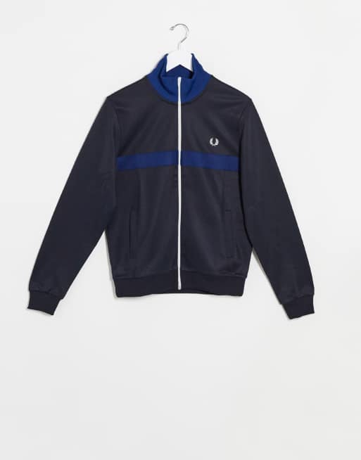 Fred perry contrast discount panel track jacket