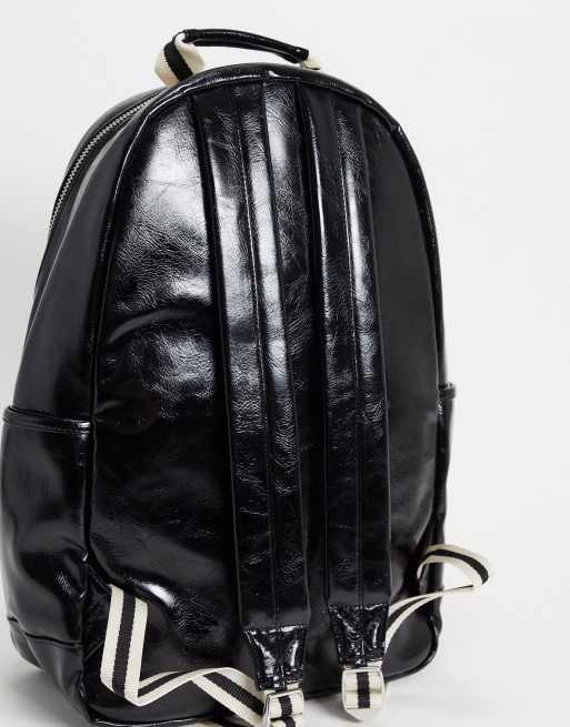 Fred perry store leather backpack