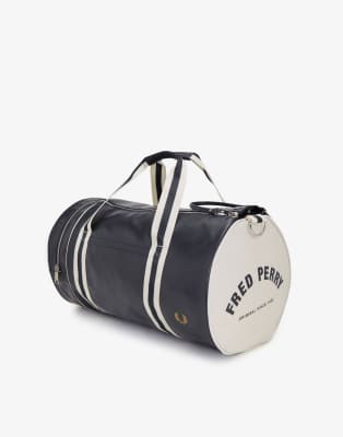 Fred Perry Fred Perry classic barrel bag in navy