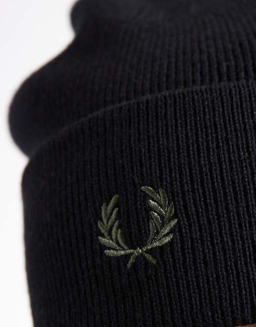 Fred Perry classic beanie in black | ASOS