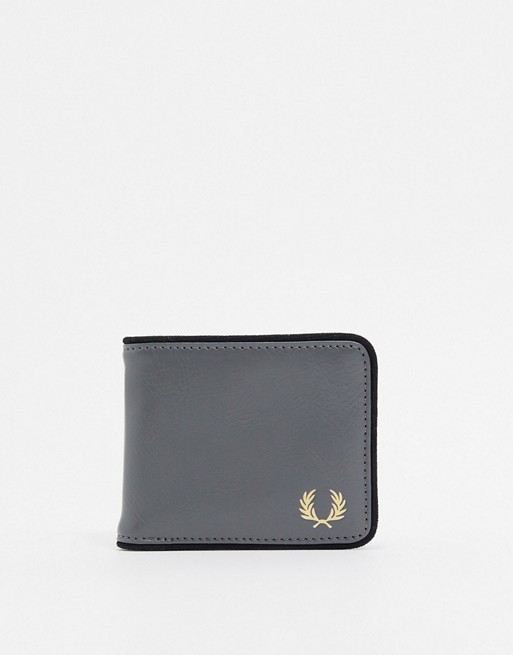 Fred Perry classic bifold wallet in grey