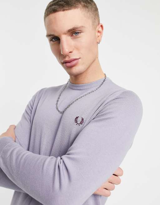 Fred perry 2025 light blue jumper