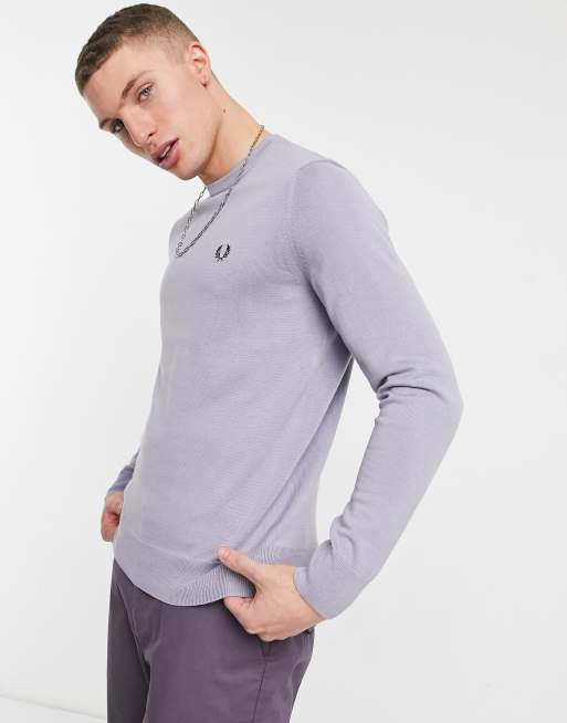 Fred perry 2025 light blue jumper