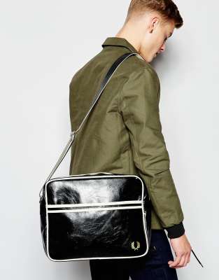 fred perry classic shoulder bag