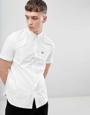 fred perry oxford short sleeve shirt