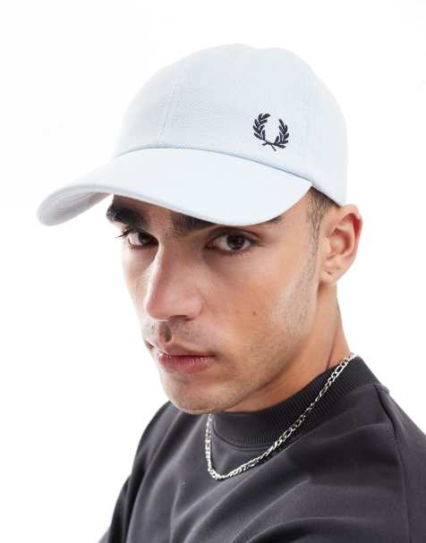 Fred Perry classic pique baseball cap in ice blue - view 1