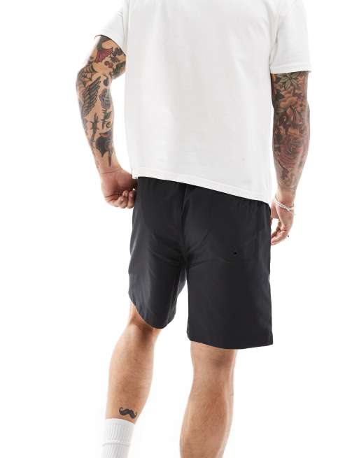 Fred Perry classic swim shorts in black