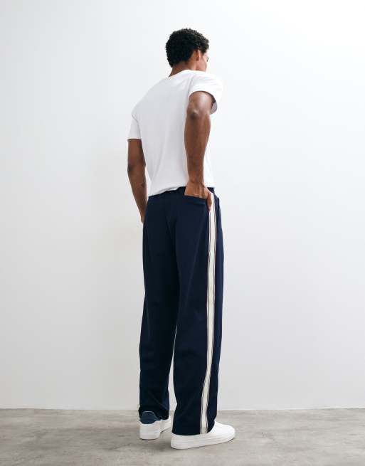 Fred Perry co-ord bold tipped elasticated Logo track pants in navy, 3 of 5