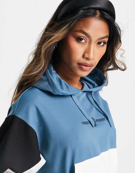 Fred Perry co ord colour block hoodie in multi ASOS