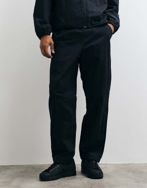 Fred Perry co-ord shell pantaloni della tuta neri, 2 di 5