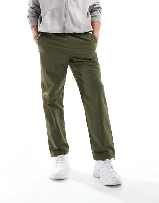 Fred Perry co-ord shell pants in khaki green | ASOS