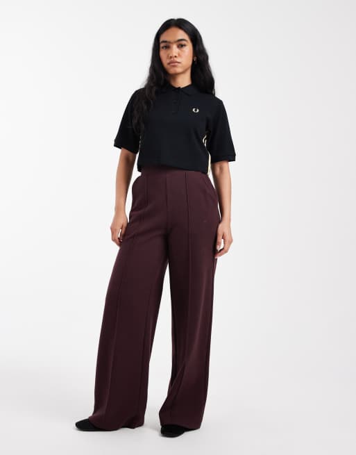 Fred Perry co-ord tape detail logo polo shirt in black, 2 of 4