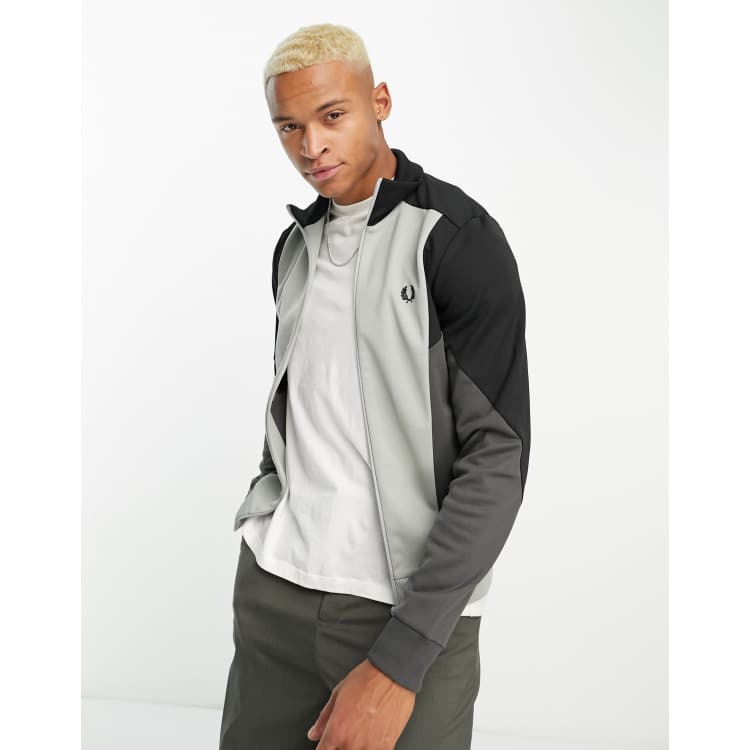 Fred perry color block track jacket best sale