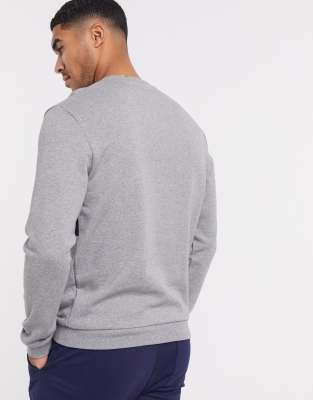 fred perry colour block crew sweatshirt