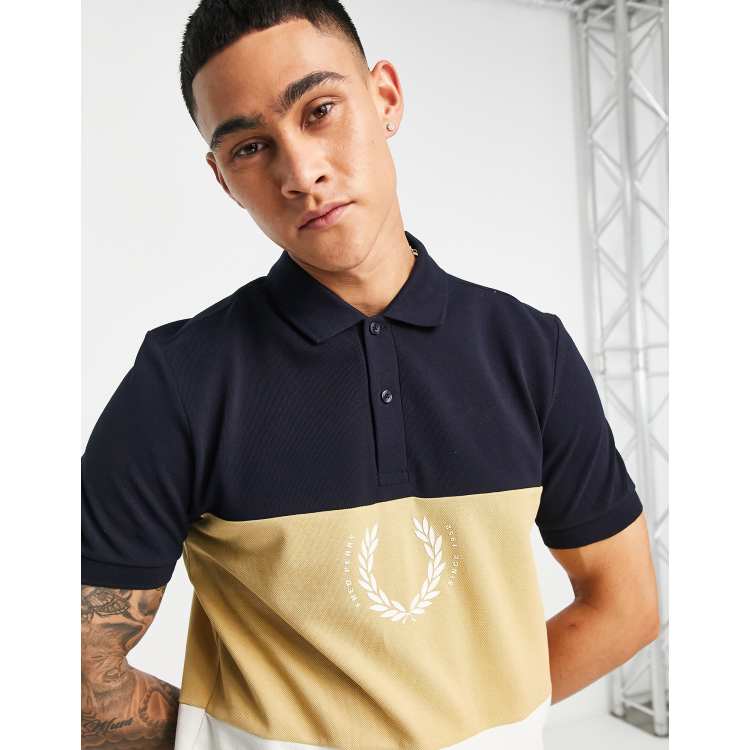 Fred perry 2025 colour block polo