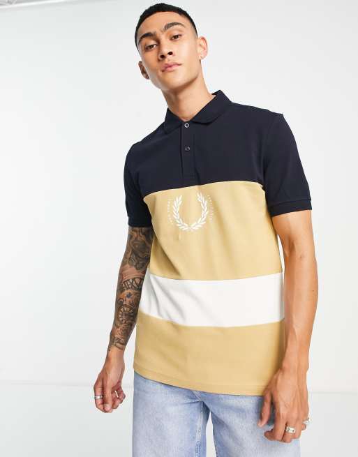 Fred perry 2025 colour block polo